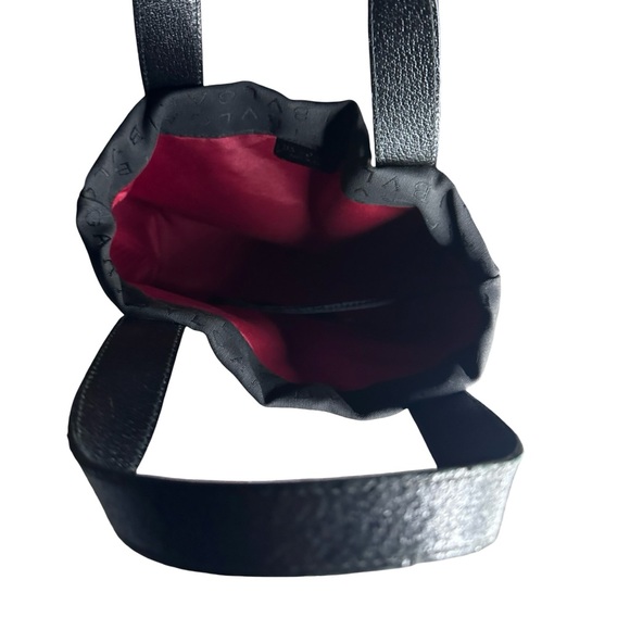BVLGARI Black Logomania tote - leather straps - red interior - made in Italy - Picture 3 of 16